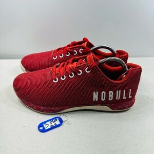 NOBULL Athletic Shoes Unisex 8M ,95W Red Fire Heather Trainer Gym Working Out